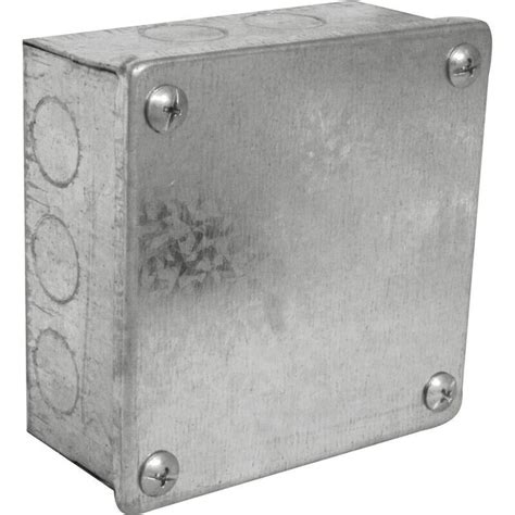 square metal box project|metal pull box 4x4x2.